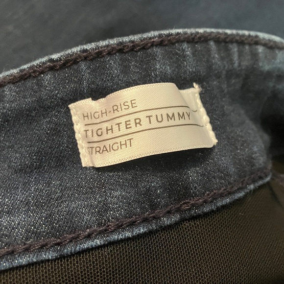 Lane Bryant size 20L Tighter Tummy waistband high-rise Straight leg Stretch Jean - Picture 3 of 6